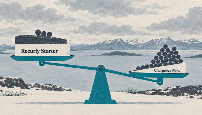 Chargebee eða Recurly: 40 þúsund dala fríbil segir ekki allan kostnaðinn