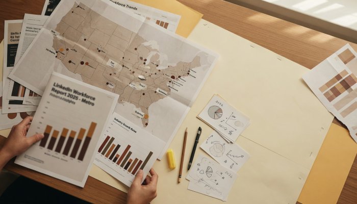 Как использовать данные LinkedIn Workforce Report для поиска работы в 2026