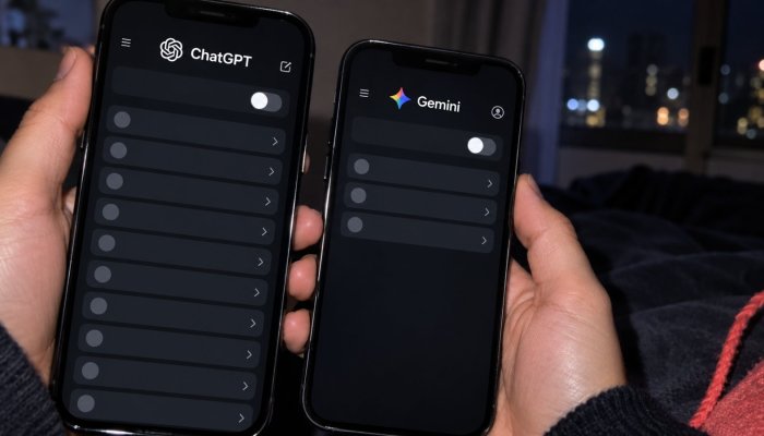 ChatGPT dhe Gemini pa trajnim: njëri ruan historikun, tjetri jo
