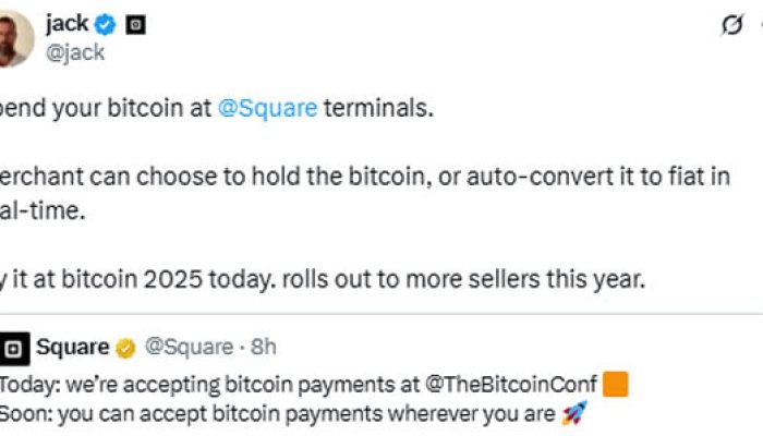 Block, Led by Jack Dorsey, to Launch Bitcoin Payments on Square Platform