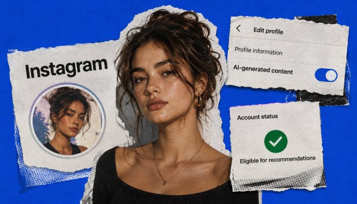 InstagramのAI人物は申告必須へ、ラベルなしなら表示制限