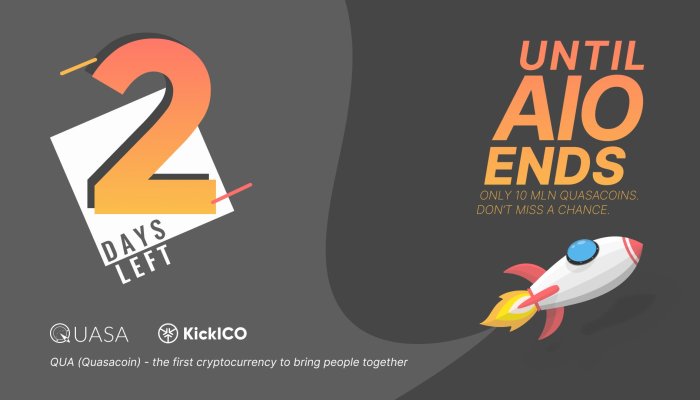 Only two days left until the end of QUASA AIO