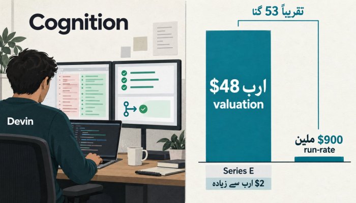 Cognition کی قدر $48 ارب، موجودہ run-rate سے تقریباً 53 گنا