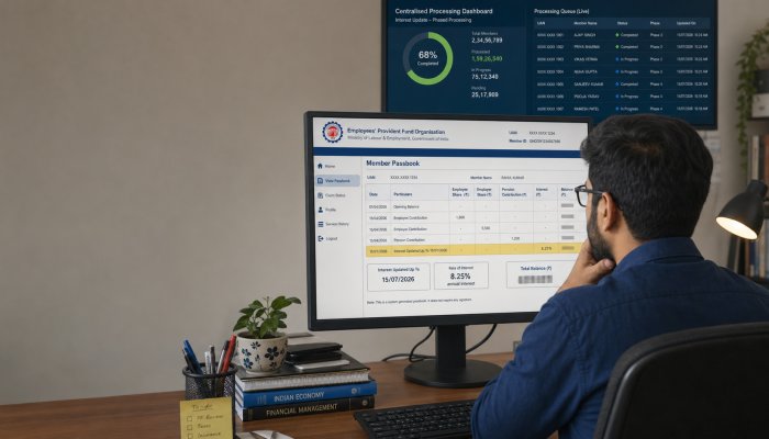 EPF FY 2025-26 ब्याज जमा प्रक्रिया: PF बैलेंस कैसे जांचें