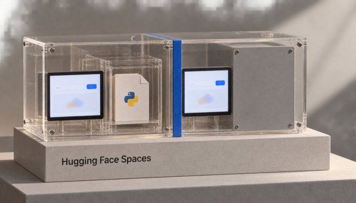 Deploy di Hugging Face Spaces: satu setelan bisa membuka kode atau aplikasi