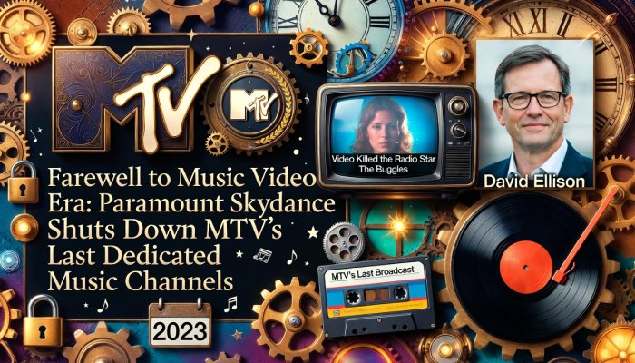 Farewell to the Music Video Era: Paramount Skydance Shuts Down MTV's Last Dedicated Music Channels