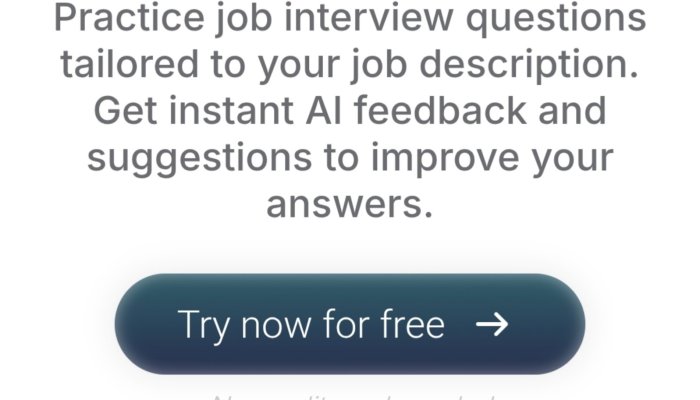 Master Any Interview with AI for Free
