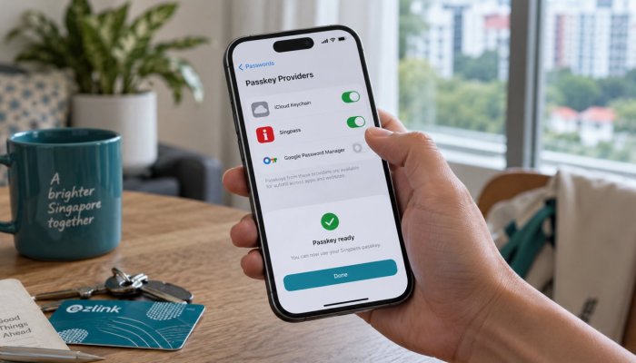 Singpass通行密钥只先支持iPhone:开启前先看三个限制