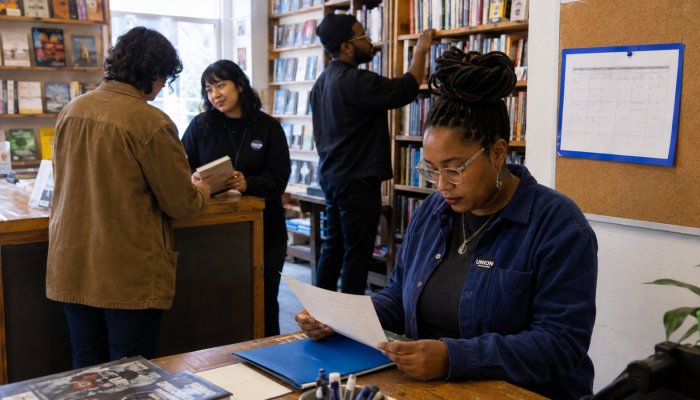 Livraria proíbe demissões causadas por IA em acordo coletivo
