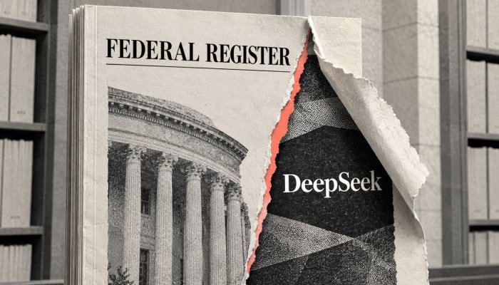 美国排除DeepSeek:第三方集成也在清理范围内