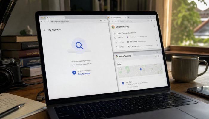 Menghapus Google My Activity tidak otomatis membersihkan semua riwayat