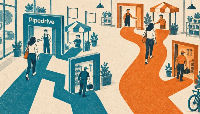 Pipedrive apo HubSpot: CRM-ja e thjeshtë kushton më pak vetëm deri te shtesat