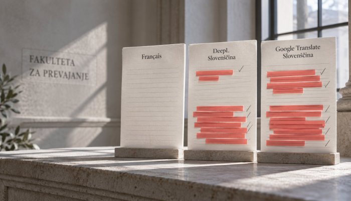 DeepL ali Google Prevajalnik: slovenščina še vedno potrebuje pregled