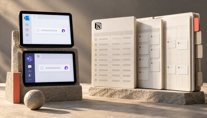 Microsoft Loop či Notion: živé komponenty prehrávajú pri zložitých databázach