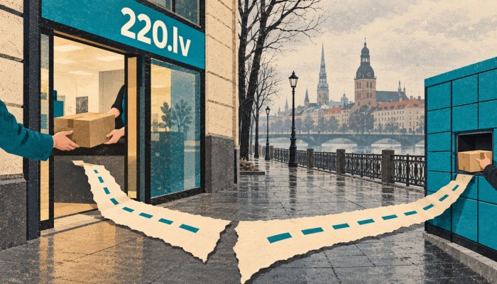 220.lv jāatmaksā piegāde: saņemšana veikalā nav piegādes veids