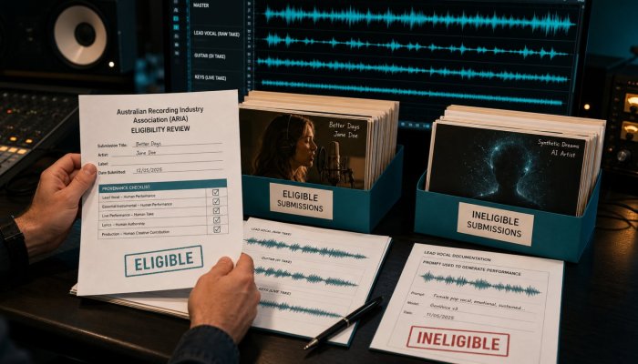 L’Australie bannit les titres 100 % IA de ses classements musicaux