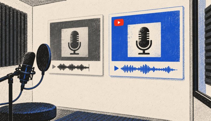 Đưa podcast lên YouTube bằng RSS: sửa âm thanh vẫn phải tải lại