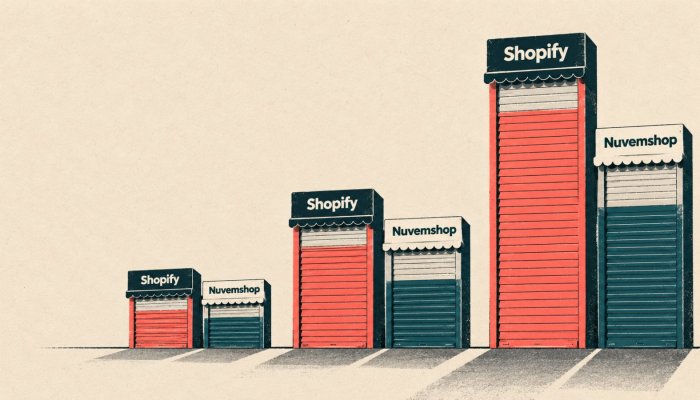 Shopify ou Nuvemshop: a taxa por venda pesa mais que a mensalidade