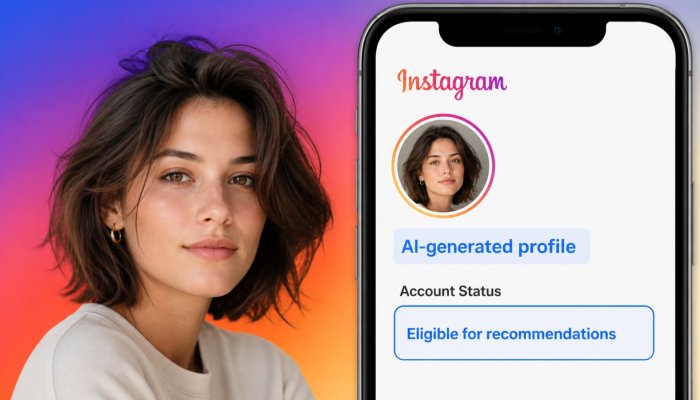 Instagram, etiketsiz AI profillerinin erişimini düşürüyor