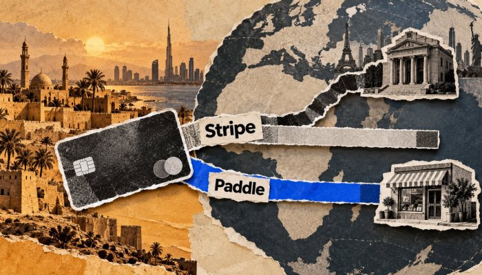 Stripe أم Paddle؟ الضريبة قد تمحو فرق الرسوم عند بيع SaaS عالميًا