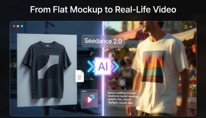 How AI Video Turns a Flat T-Shirt Design Into a Scroll-Stopping Reel for POD Sellers