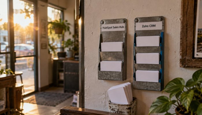 HubSpot还是Zoho CRM？免费起步后，席位数会先改变账单