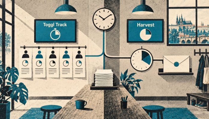 Toggl Track, nebo Harvest: stejných 9 dolarů kupuje jiný konec práce