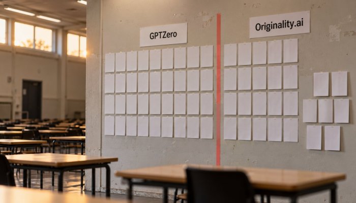 GPTZero eller Originality.ai: falska träffar kan vända valet