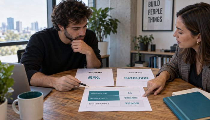 Techstars ofrece 220.000 dólares: el 5% es solo el punto de partida