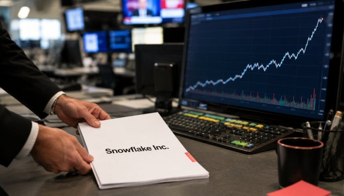 Snowflake eleva projeção a US$ 6,07 bi e ação salta mais de 20%