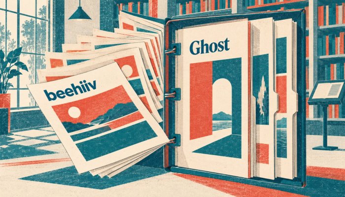 Ghost냐 beehiiv냐…무료 시작 뒤에는 웹 소유권이 선택을 가른다