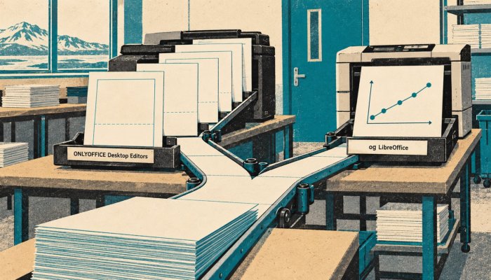 ONLYOFFICE eða LibreOffice: DOCX vinnur öðru megin, XLSX hinu