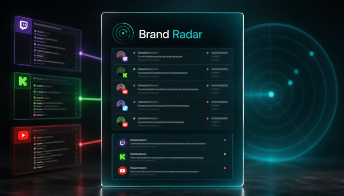 Brand Radar लाइव चैट सुनेगा—पहला शब्द मुफ़्त, बाकी 10 USD मासिक
