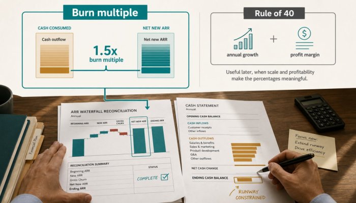 The Rule of 40 Misleads Early SaaS—Track Burn Multiple First