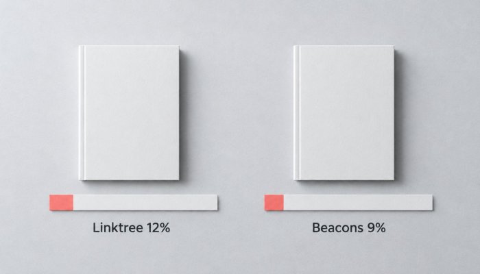 Linktree না Beacons—বিনামূল্যের পেজে বিক্রয় ফি ১২% বনাম ৯%