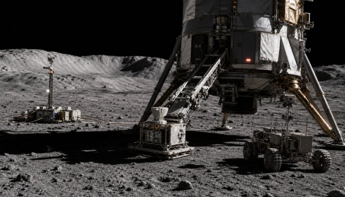 La base lunar de la NASA dependerá de más de 20 aterrizajes robóticos