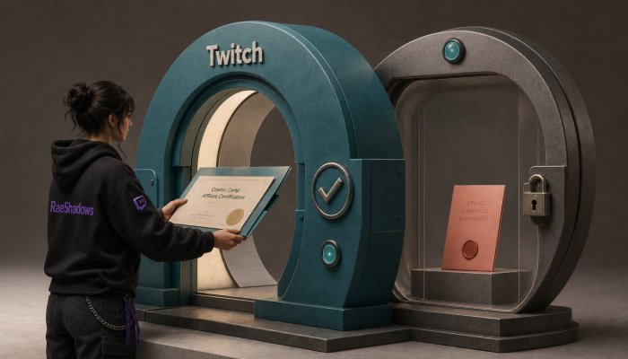 رعايات Twitch تصل إلى Affiliates، لكن الشهادة شرط الدخول