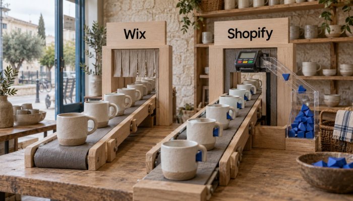 Wix או Shopify בישראל: עמלת צד שלישי יכולה להפוך את המחיר