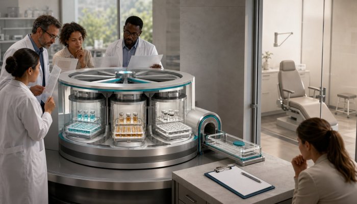 QuantHealth capta 45 millones: simular ensayos atrae capital farmacéutico