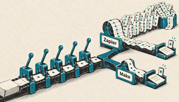 Zapier, nebo Make: jednoduchý start může stát sedmkrát víc