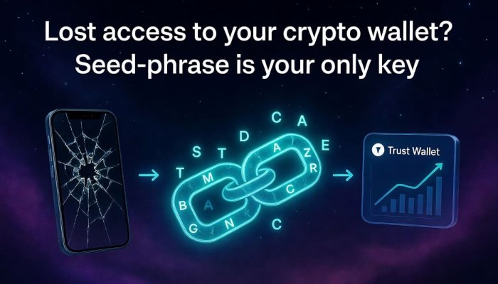 Потеряли доступ к крипто кошельку? Единственный надежный способ вернуть активы
