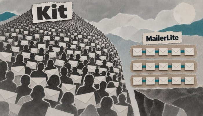 Kit oder MailerLite: 10.000 Kontakte gratis, aber nur eine Automation