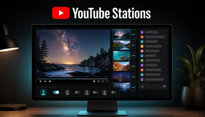 YouTube Stations biến video cũ thành kênh 24/7, quyền mở vẫn rất hạn chế