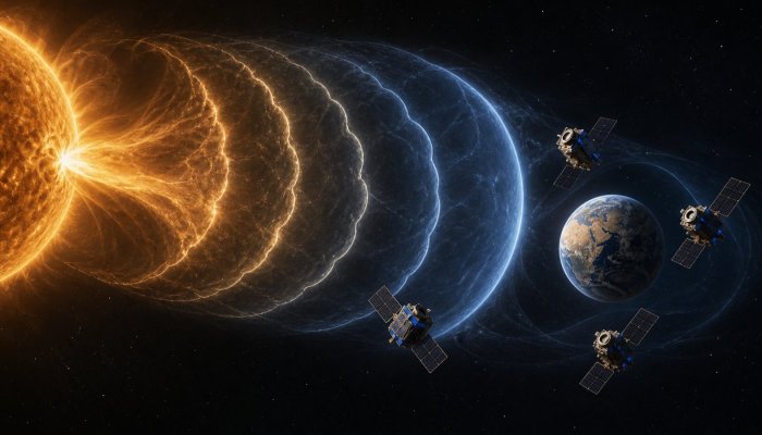 PUNCH calculó una tormenta solar con solo 30 minutos de error