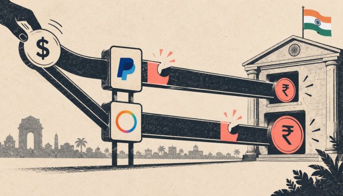 PayPal या Payoneer: 4.4% प्राप्ति शुल्क बनाम 1–4% निकासी
