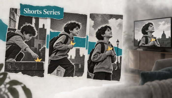 Shorts ganham temporadas e episódios — a sequência substitui o scroll solto
