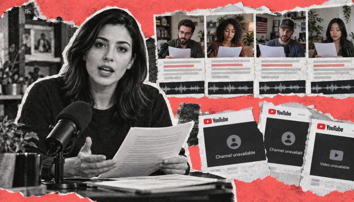 YouTube cerró 20 canales «fantasma»: el actor humano no evitó la sanción