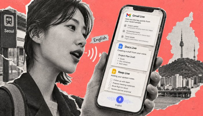 Gmail·Docs에 말을 걸면 답한다…한국 사용자는 아직 기다려야 한다