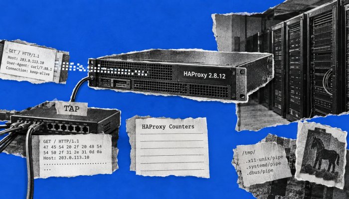 Ted steckt direkt in HAProxy – normale Logs können sauber wirken