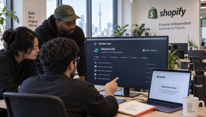 Tailwind Labs bergabung dengan Shopify—lisensi MIT tetap bertahan